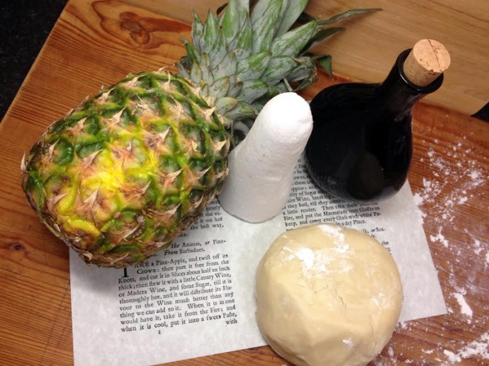 Ingredients for the Tart of the Ananas